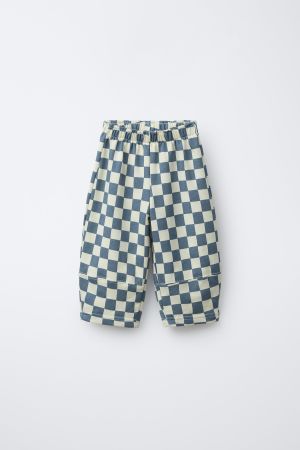 CHECKERBOARD BALLOON PANTS