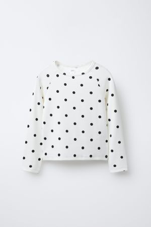 POLKA DOT T-SHIRT WITH MODAL