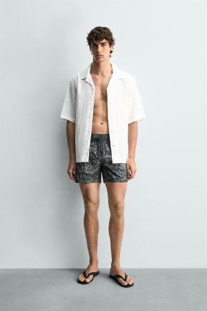 LONG PRINTED SWIMSUIT