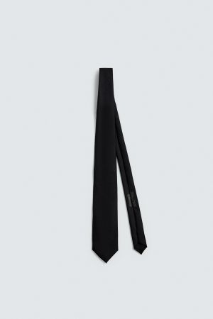100% WOOL TEXTURED TIE