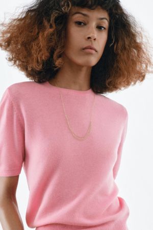 100% WOOL SHORT SLEEVE JUMPER