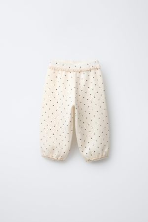 POLKA DOT KNIT PANTS