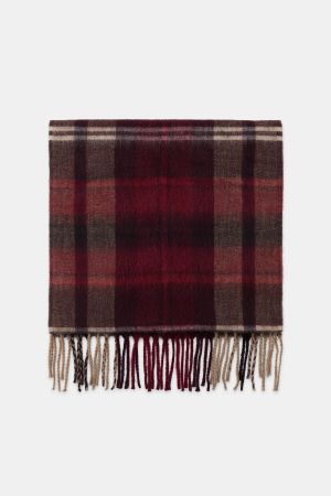 PLAID JACQUARD SCARF