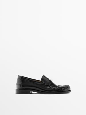 Soft leather loafers