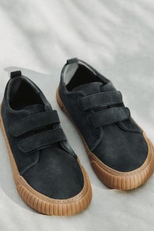 BAREFOOT LEATHER STRAP SNEAKERS