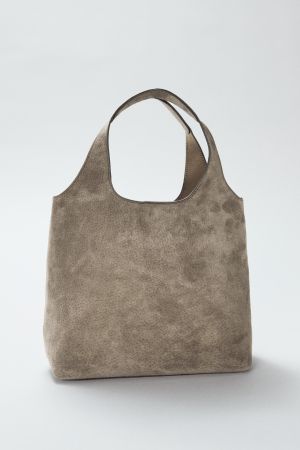 LEATHER MINI SHOPPER BAG