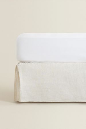 FADED LINEN BEDSKIRT