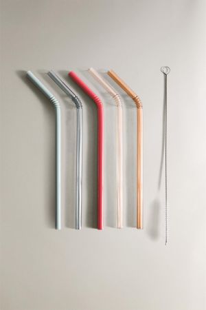 SET OF COLORED TRITAN™ STRAWS (SET OF 5)