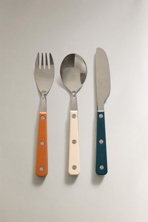 KIDS WARM-TONE FLATWARE SET (SET OF 3)