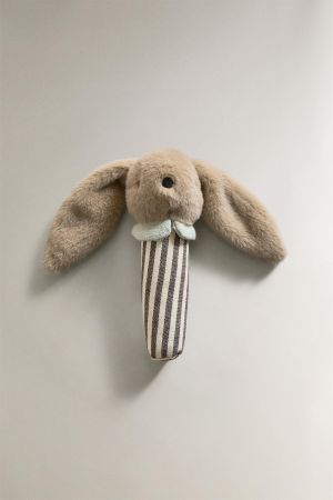 KIDS RABBIT PLUSH TOY RATTLE